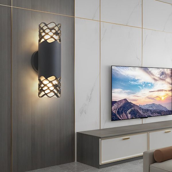 Creative Up and Down Light Waterproof Modern LED Wall Lamp Wall Lights - Image 3