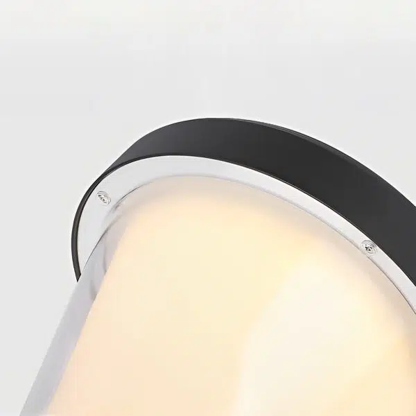 Waterproof LED Black Modern Solar Fence Post Cap Light Pillar Lights - Image 12