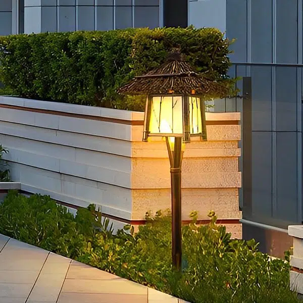 Rustic Bamboo E27 Landscape Warm Lights For Pergola Hanging Lighting Or Path Lighting - Image 8