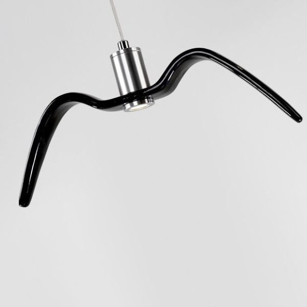 Nordic Creative Personality Wrought Iron Seagull LED Pendant Light - Image 8