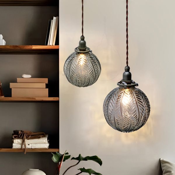 Creative Glass Ball Three Step Dimming LED Modern Pendant Lights - Image 2