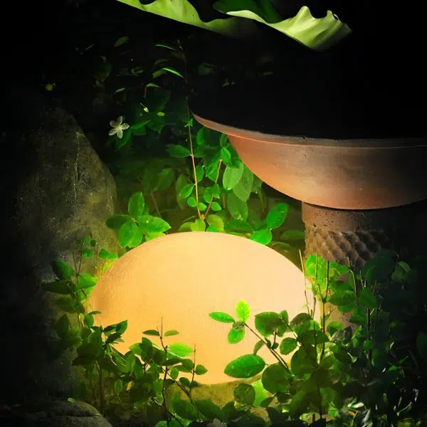 Resin Cobblestone LED Lawn Light Modern Waterproof Outdoor Landscape Lamp - Image 10