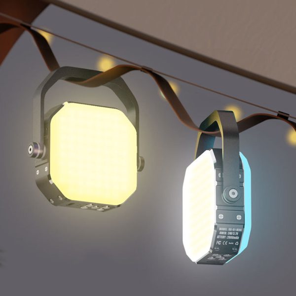 Portable USB Rechargeable RGB Multifunctional Outdoor Camping Light - Image 9