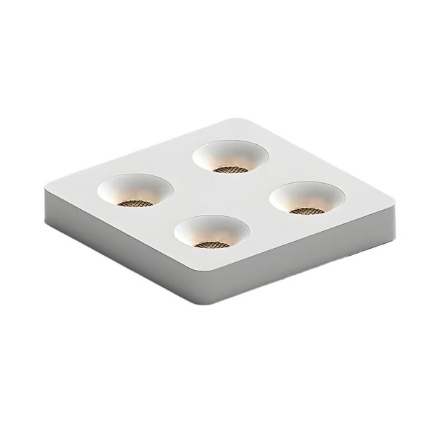 Square LED Anti-Glare Flush Mount Ceiling Light - Image 41