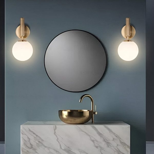 Glass Ball Shaped 5W LED Nordic Wall Lamp Wall Sconce Lighting - Image 6