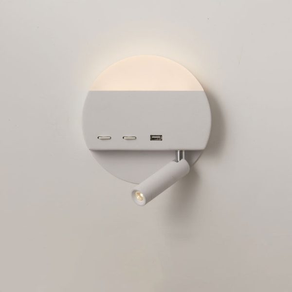 Modern Minimalist Round Square Acrylic Aluminum LED Reading Wall Sconce Lamp - Image 21