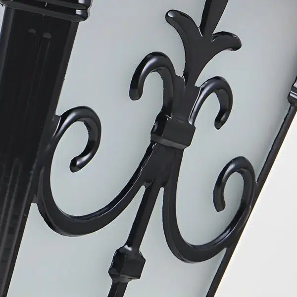 Retro Pattern Waterproof LED European Style Solar Fence Post Lights - Image 12