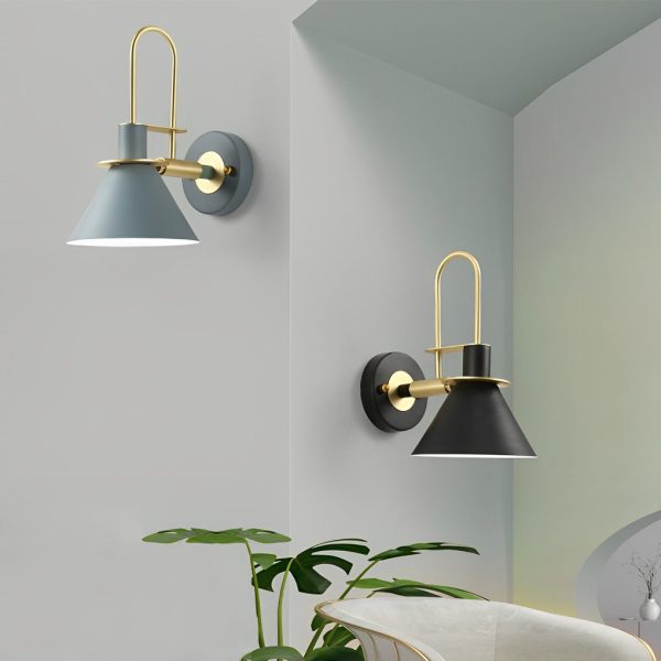 Minimalist Horn Shape Iron Creative Modern Wall Lamp Wall Sconce Lighting - Image 5