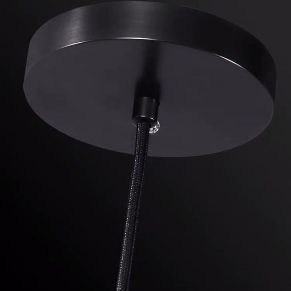 Contemporary Luxury Dazzling Curve Crystal Brass 1-Light Pendant Light For Living Room - Image 7