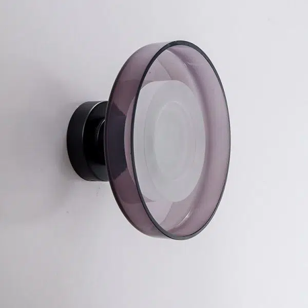 Nordic Vintage Round Hardware Glass LED Wall Sconce Lamp - Image 2