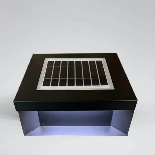 Modern Simple Glass Cuboid Decoration LED Outdoor Light - Image 9