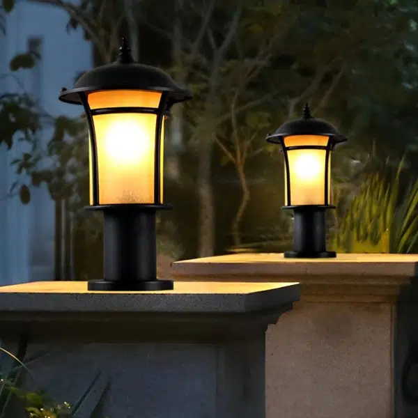 Classic Old England-Style Waterproof LED Garden Lamp - Image 2