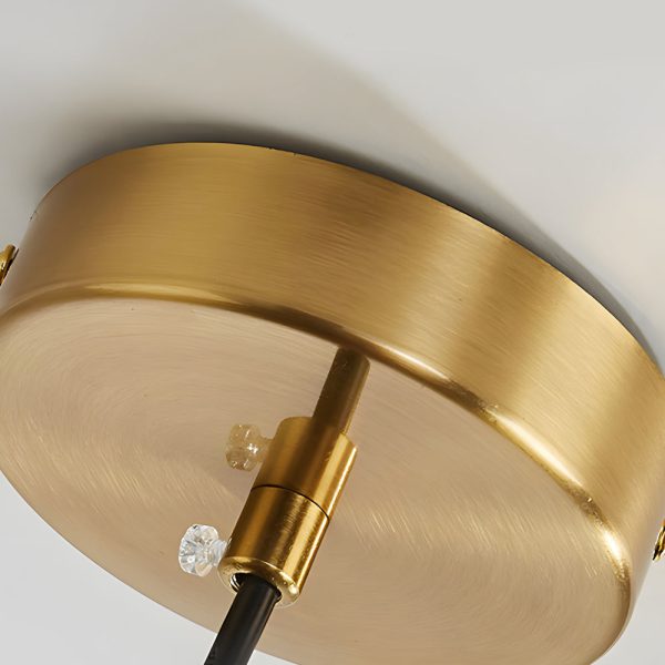 15.74-Inch Round Wood Japanese Style LED Pendant Light - Image 10