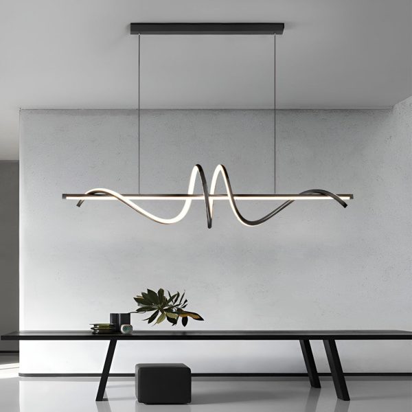 Creative Strip LED Stepless Dimming Nordic Kitchen Pendant Lighting - Image 9