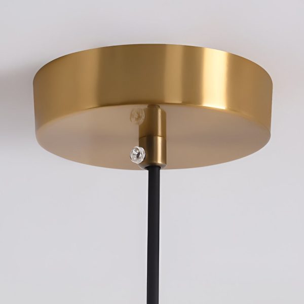 Creative Circular Electroplated Three Step Dimming Nordic Pendant Lighting - Image 12