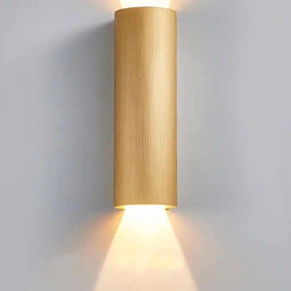Modern Minimalist Aluminum Cylindrical LED Wall Sconce Lamp - Image 7