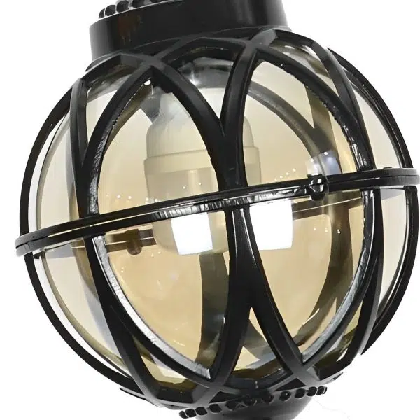 European-style Retro Pendant Aluminum Glass Hanging Ball Outdoor Ceiling Light - Image 10
