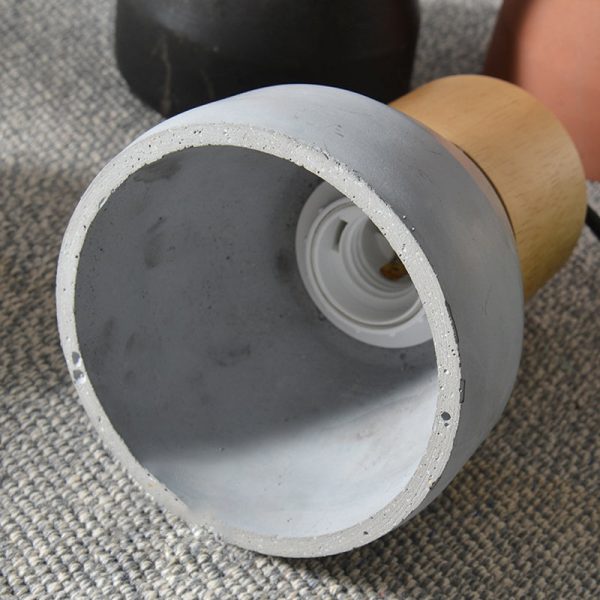 Nordic Cement Tapered 1-Light Mini LED Pendant Light - Image 7