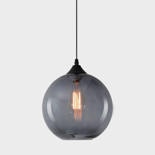 Nordic Minimalist Stained Round Glass 1-Light Pendant Light - Image 11