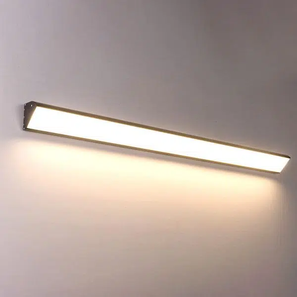Modern Minimalist Aluminum Acrylic Waterproof Long Outdoor Indoor LED Wall Sconce Lamp - Image 30