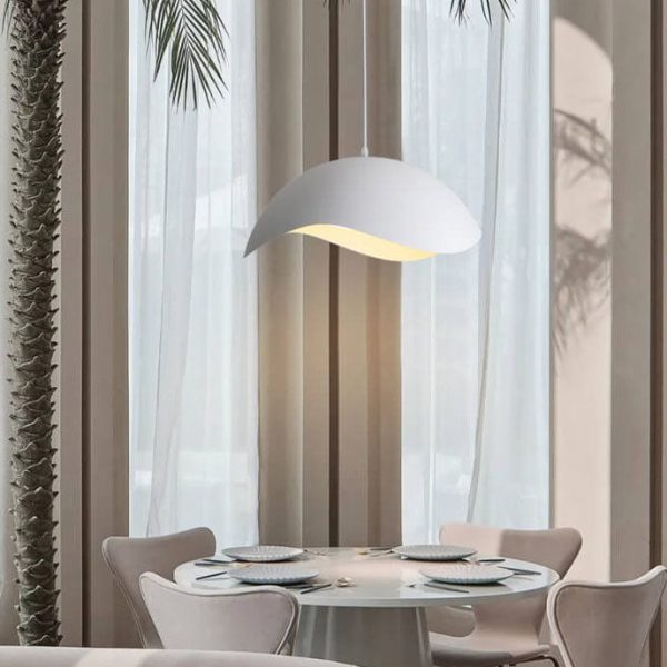 Nordic Minimalist Dome Wave Design LED Pendant Light - Image 11