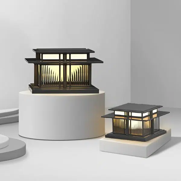 Outdoor IP65 Waterproof LED Modern Solar Post Caps Lights Pillar Light - Image 8