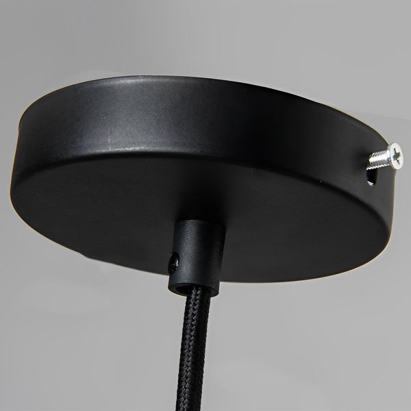 Round Creative Resin Cement Minimalist Industrial Pendant Light Chandelier - Image 12