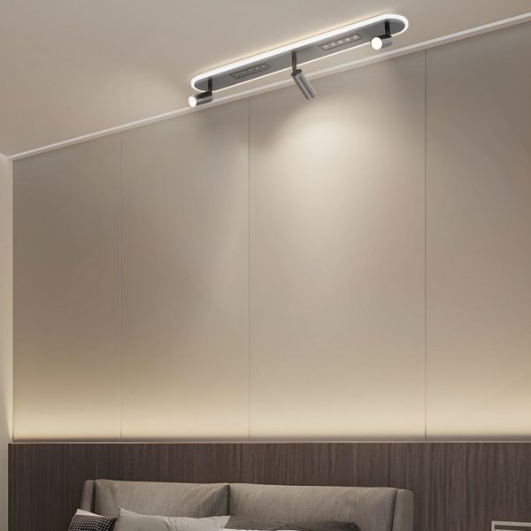Long Aluminum 3 Step Dimming Modern Ceiling Lights Adjustable Spotlights - Image 6