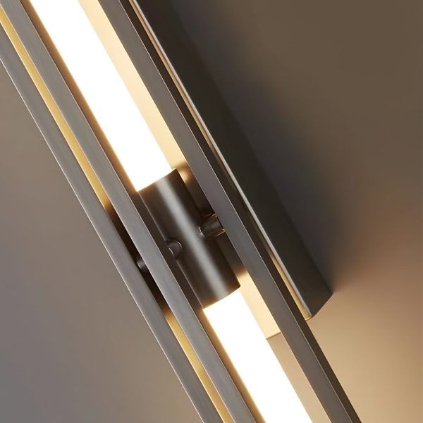 Long Strips Grille Iron Acrylic Simple Modern LED Wall Light Fixture - Image 10