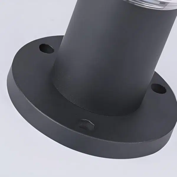 Circular Waterproof Intelligent Light Control Solar Fence Post Lights - Image 12