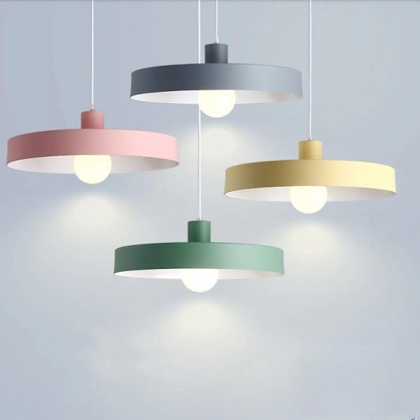 Modern Nordic Macaron Color 1-Light Pendant Light - Image 13