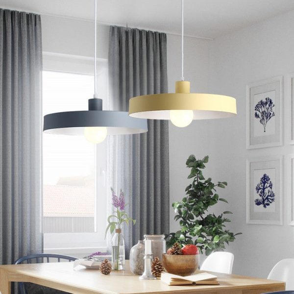Modern Nordic Macaron Color 1-Light Pendant Light - Image 15