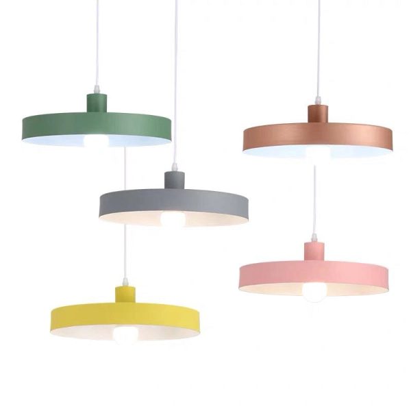 Modern Nordic Macaron Color 1-Light Pendant Light - Image 7