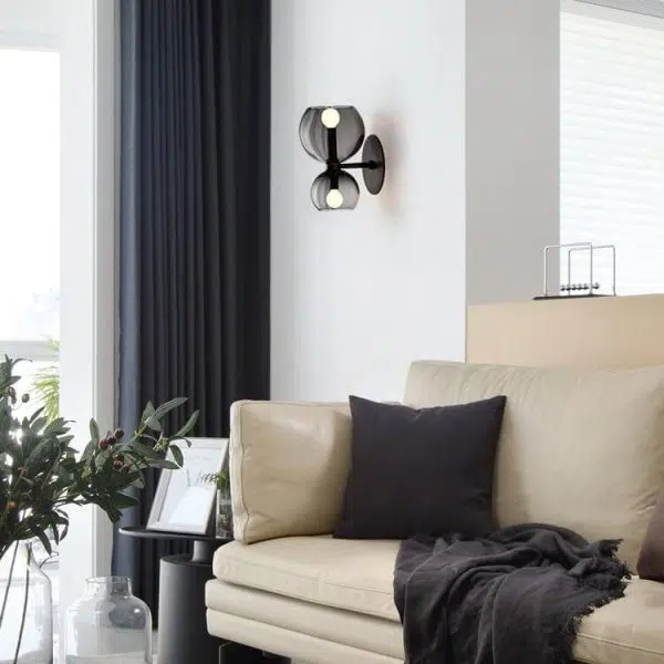 Modern 2-Light Bowl Shaped Wall Sconce Lamps - Image 7