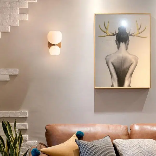 Modern 2-Light Bowl Shaped Wall Sconce Lamps - Image 4