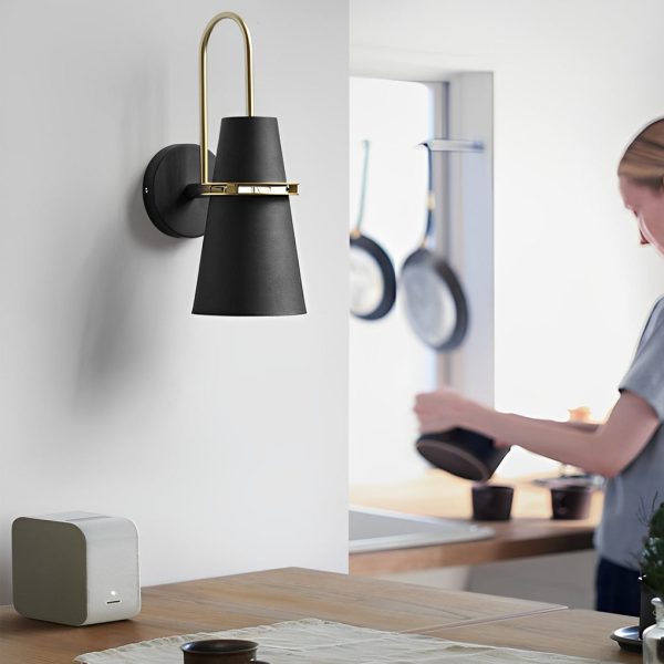 Personality Creative Iron Nordic Wall Lamp Plug in Wall Sconce Lighting - Image 2