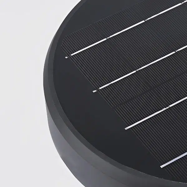 Waterproof LED Black Modern Solar Fence Post Cap Light Pillar Lights - Image 14