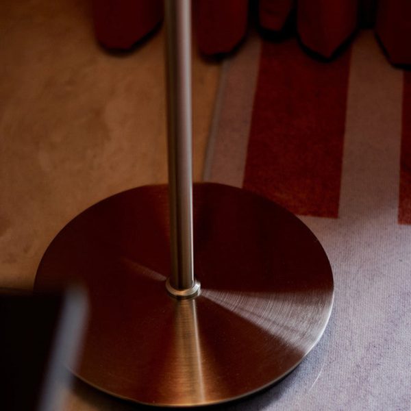 Contemporary Retro Mushroom Hardware Glass 2-Light Standing Floor Lamp For Living Room - Image 7