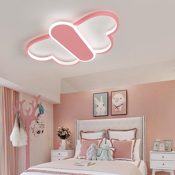 Cartoon Butterflies Shaped LED Dimmable with Remote Modern Ceiling Lights - Image 4