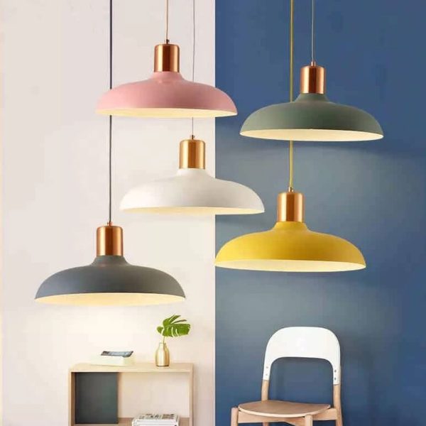 Nordic Creative Macaron Color 1-Light Pendant Light - Image 12