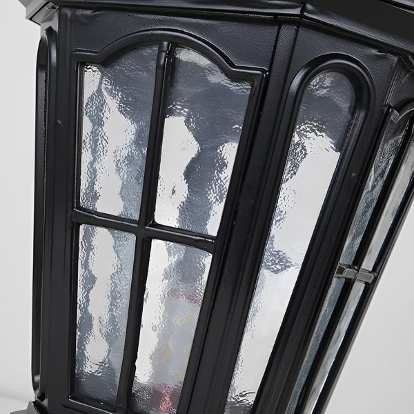 Retro Pavilion Shape Waterproof LED Solar Powered Fence Post Lights - Image 15