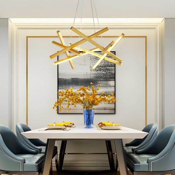 8-light Modern LED Sputnik Chandelier Stylish Island Lighting for Kitchen, Dining Room - Image 9
