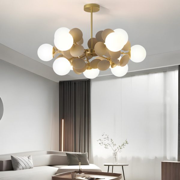 Nordic Chandelier Multicolored Board Art Branch-style Pendant Lights - Image 7