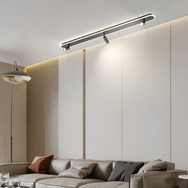 Long Aluminum 3 Step Dimming Modern Ceiling Lights Adjustable Spotlights - Image 8