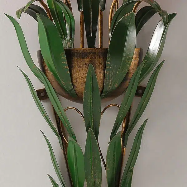 Modern Minimalist Glass Flower 6/10-Light Wall Sconce Lamp - Image 5