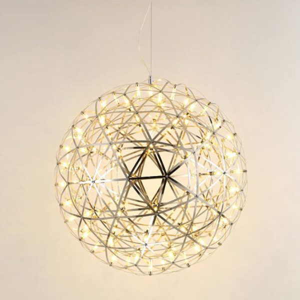 Modern Globe 12 Light LED Firework Pendant Light - Image 21
