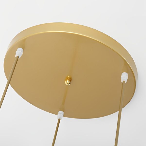 Cylindrical Crystal Shade Three Step Dimming Nordic Hanging Lights Fixture - Image 8