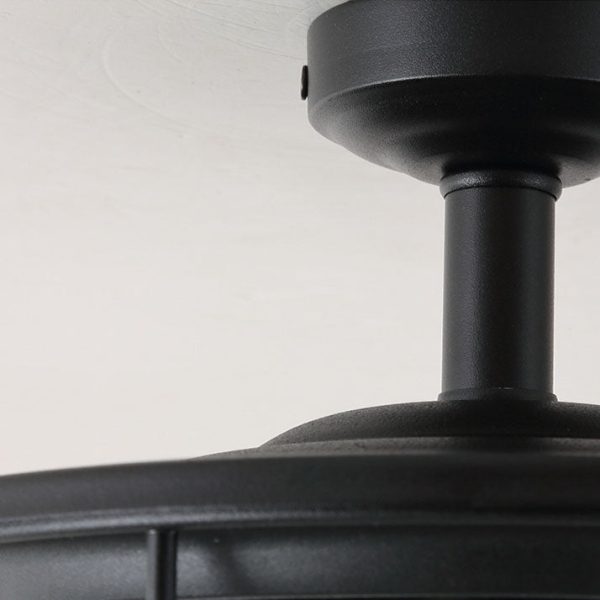 Industrial Vintage Glass Drum 1-Light Outdoor Semi-Flush Mount Ceiling Light - Image 10