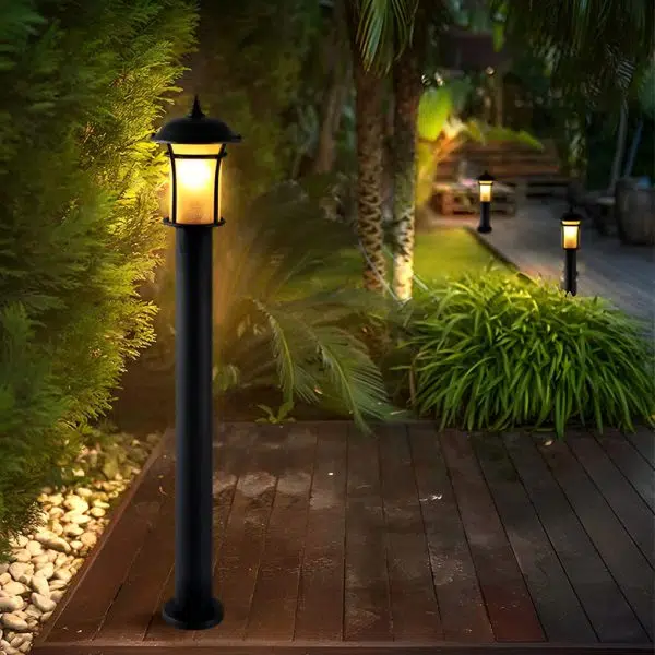 Classic Old England-Style Waterproof LED Garden Lamp - Image 7