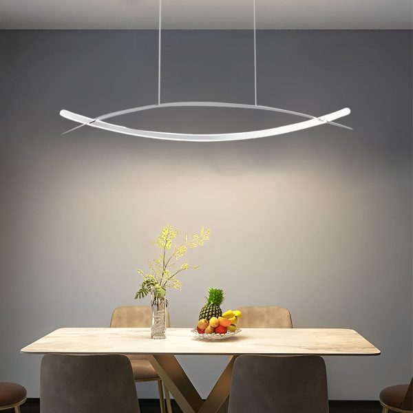 Art Strips Hardware Plating Stepless Dimming LED Nordic Chandelier - Image 5